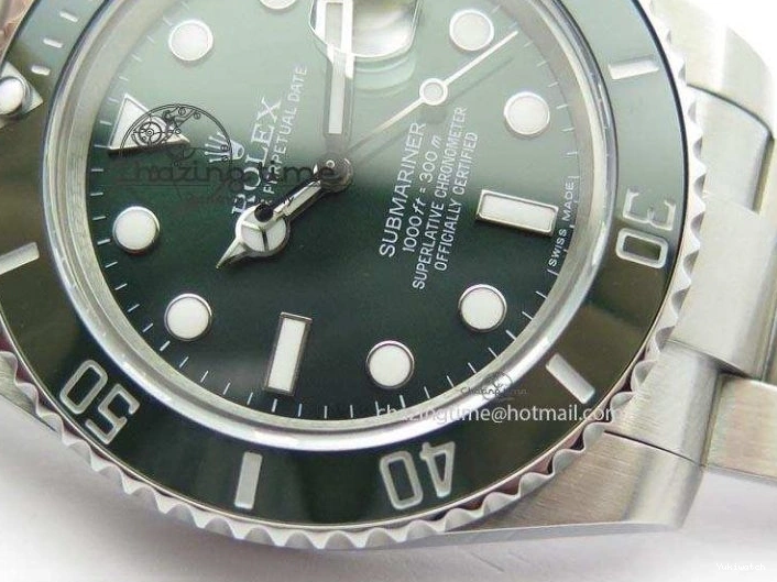 SS Green Dial BP Best Maker Swiss Edition SS ETA2836 Submariner LV 0915